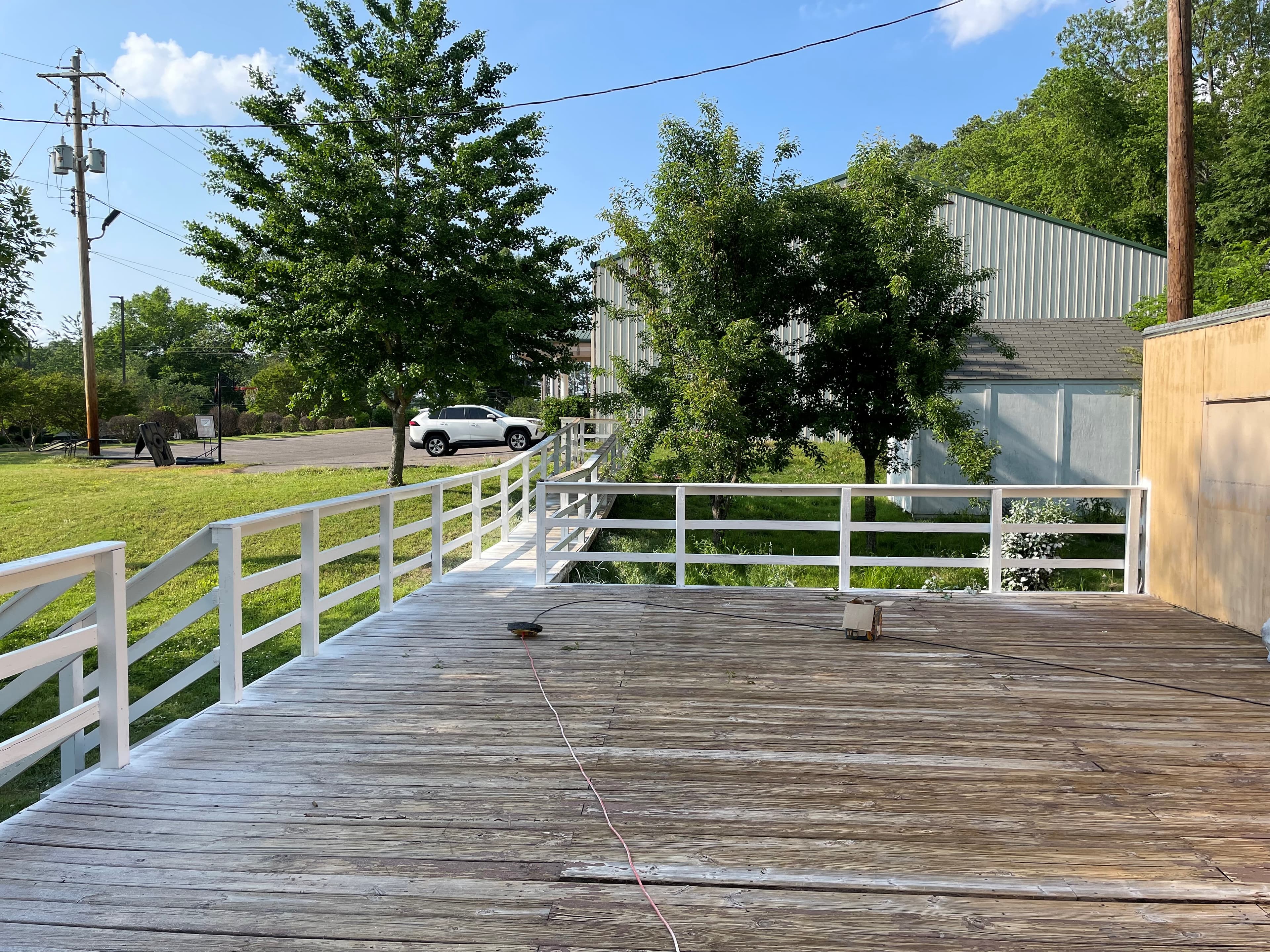 The back deck